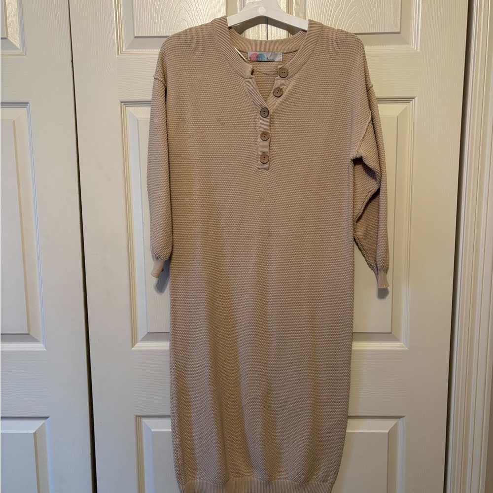 Free People Beach Knit Midi Dress